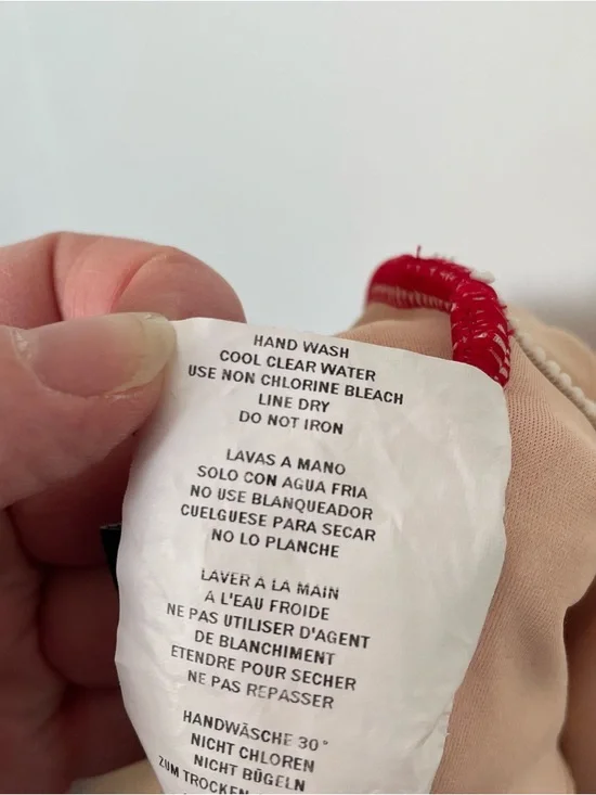 Miraclesuit Women's Horizon One Piece Swimsuit in Red with White Piping Size 16 - Picture 6 of 6